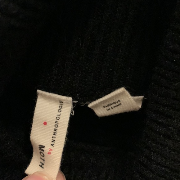 Anthropologie black turtleneck - Picture 4 of 4